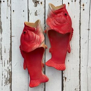 ❣️HOST PICK❣️ Red Fish Flip Flops for Men